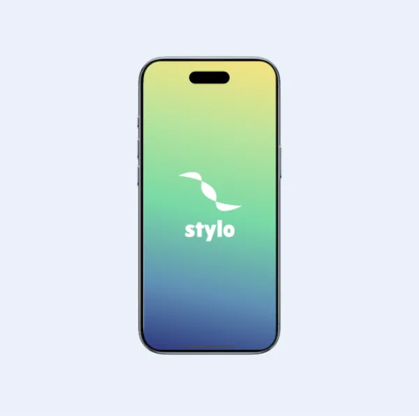 Stylo onboarding screen